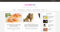 Desktop Screenshot of losecellulitenow.net
